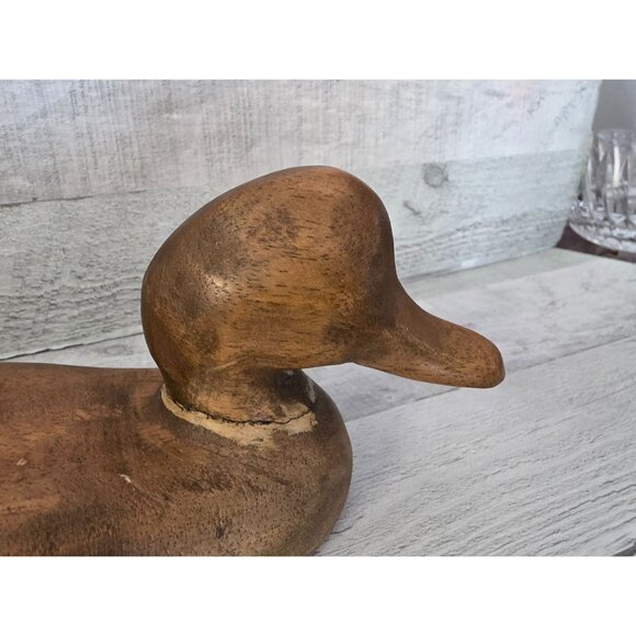 Handcrafted Wooden Duck Decoy - Picture 2 of 6